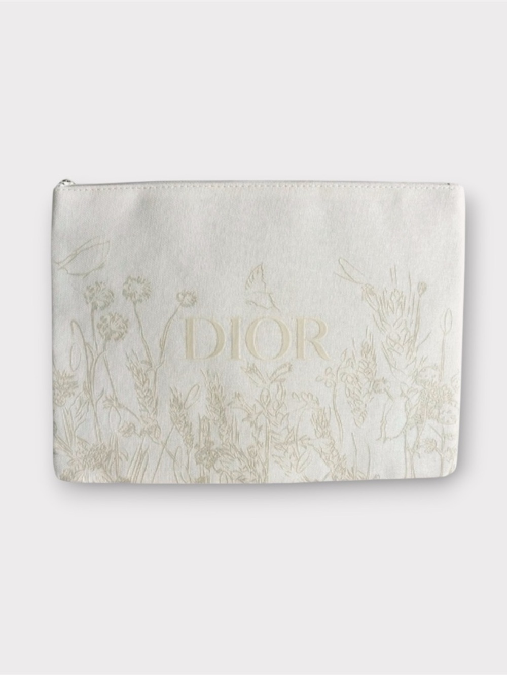 DIOR Beauty Cream Floral Cosmetics Pouch